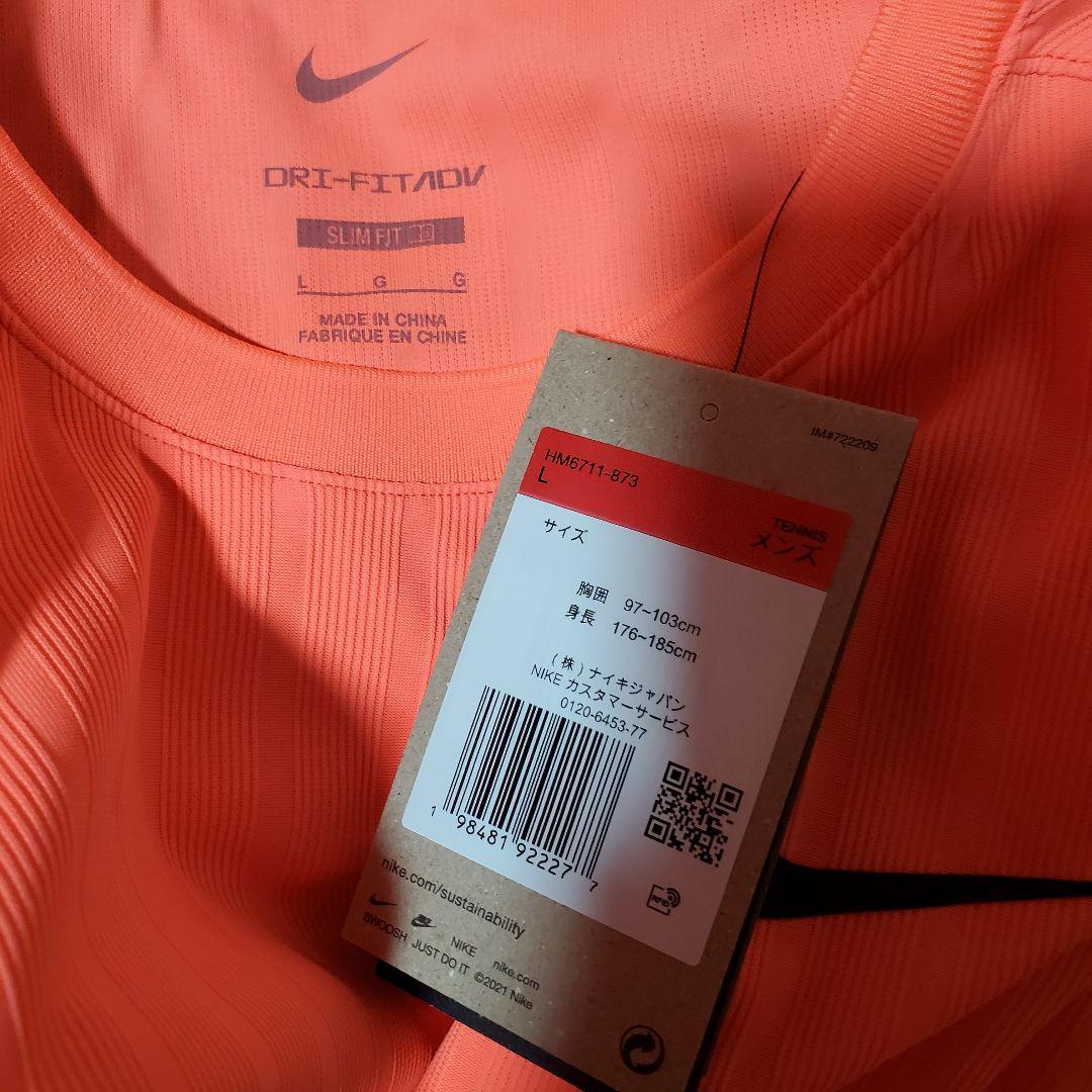 ​新品タグ付ナイキコート スラム メンズ Dri-FIT ADV テニストップ