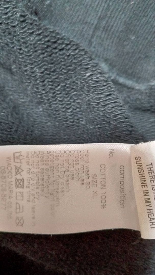 WACKO MARIA 2PAC コラボ スウェット XL 黒 ワコマリア