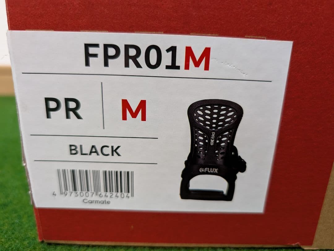 FLUX PR ブラック ビンディング バイン M スノボ