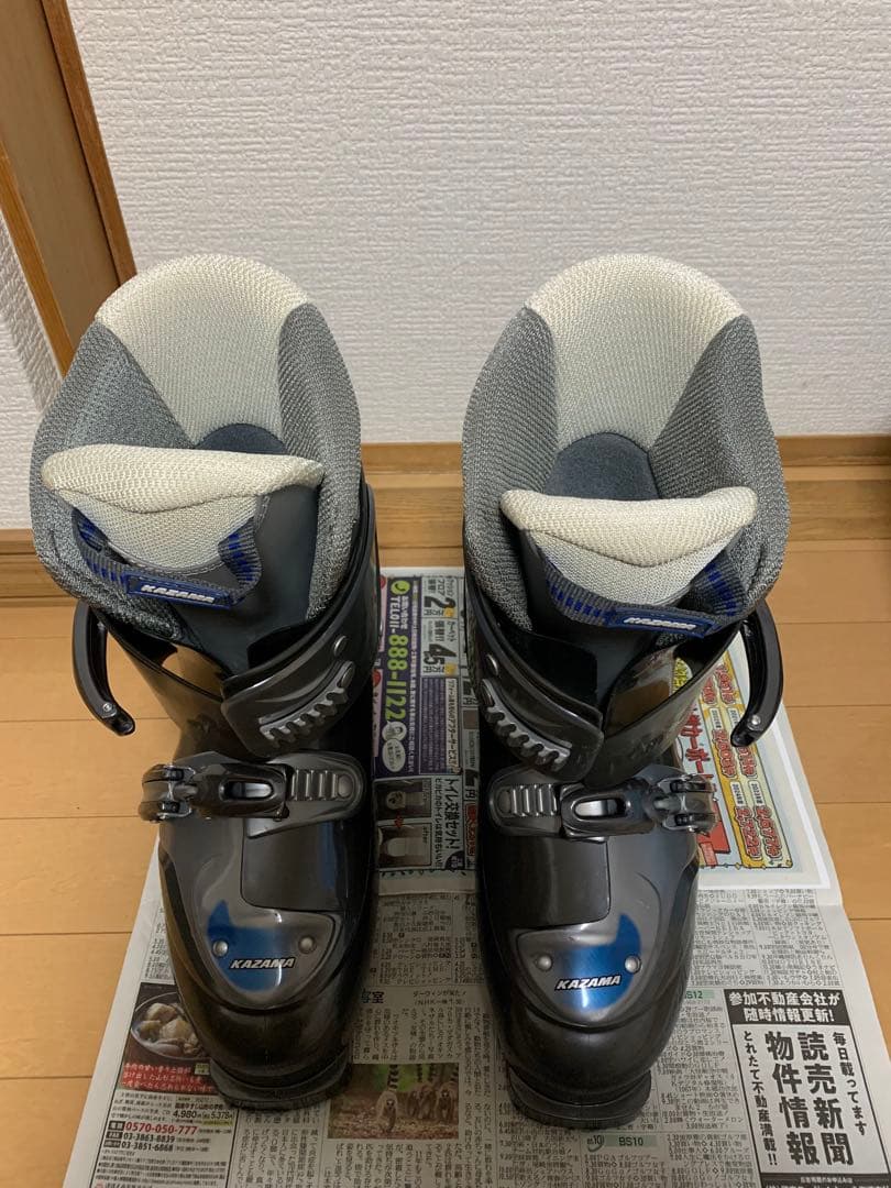 スキーブーツ 28cm KAZAMA 日本製 袋つき