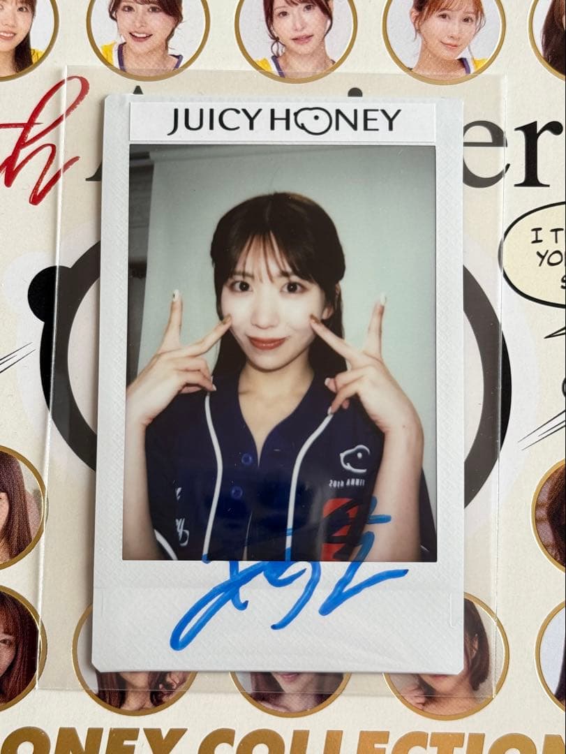 山岸あや花】直筆サインチェキ ジューシーハニー20th Anniversary