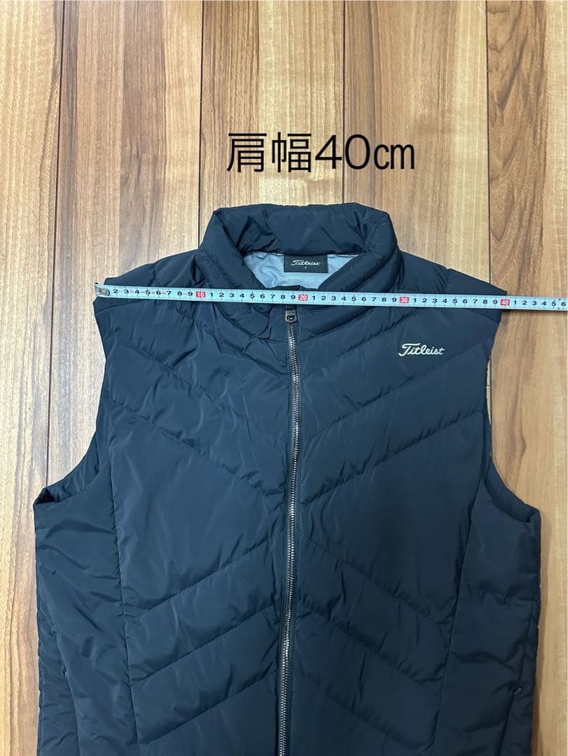 Titleist タイトリスト ダウンベスト ブラック Lサイズの通販はau PAY