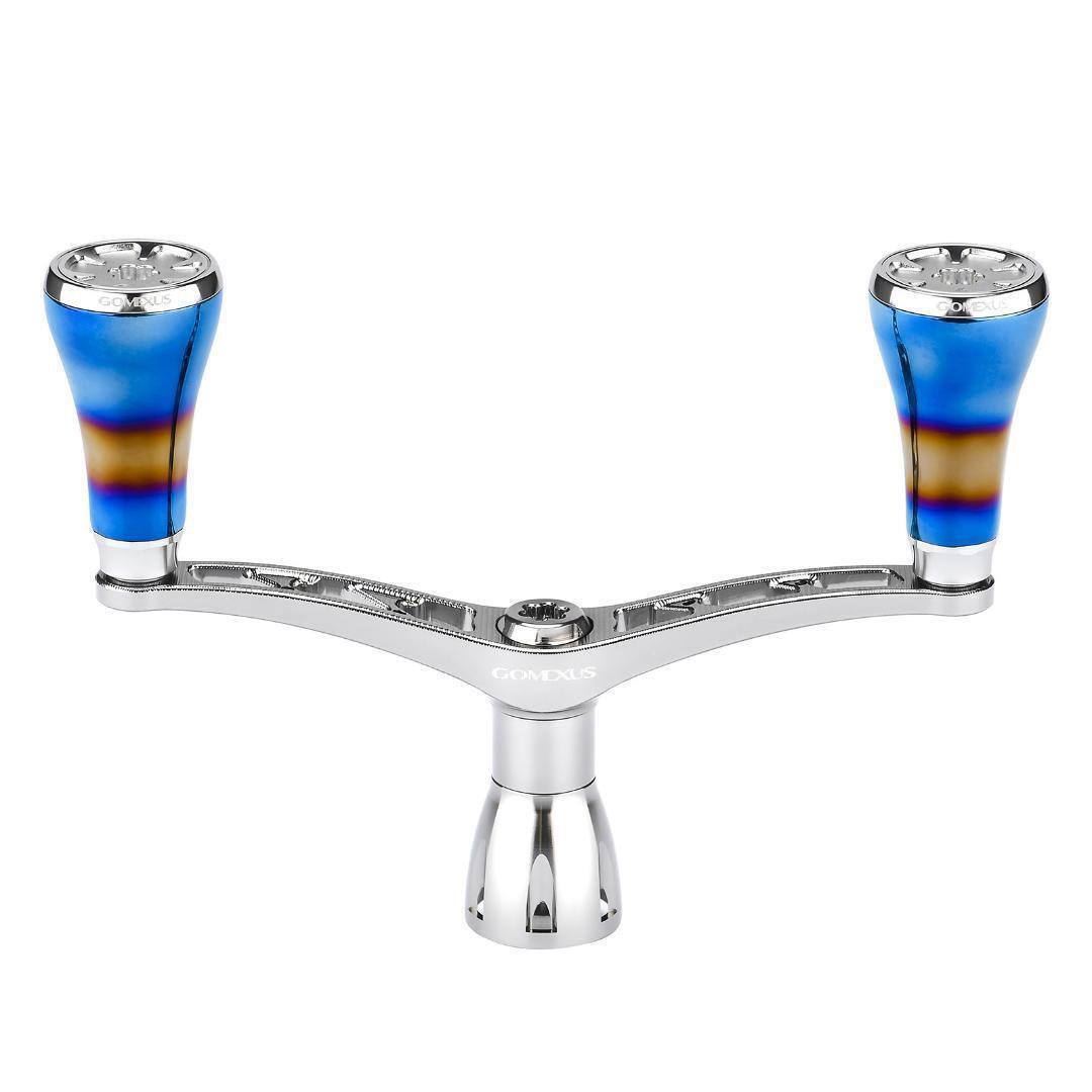 ゴメクサス　ダブルハンドル　チタンノブ　チタンカラー　98mm シマノ用