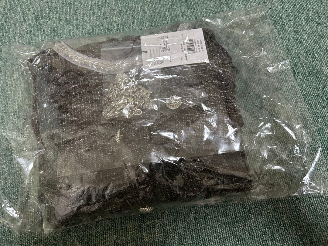 BELEARMIMI ベリアミミ デザインチェーンツイードコンビネゾン