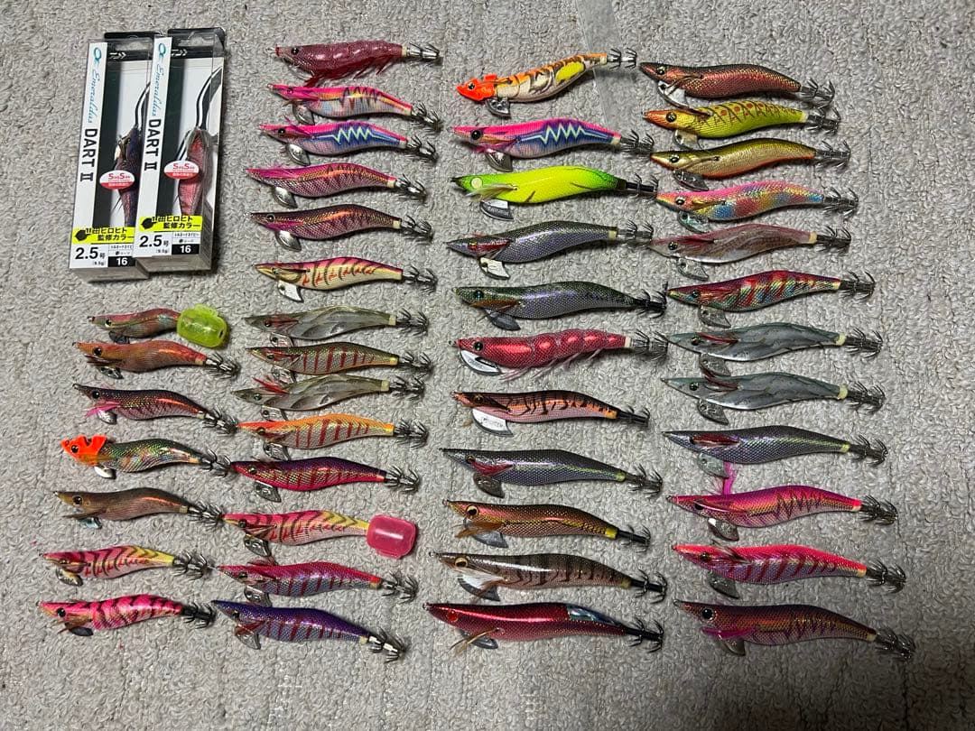 ダイワエメラルダス、墨族2.5〜3.5エギ連れ筋カラーいろいろセット