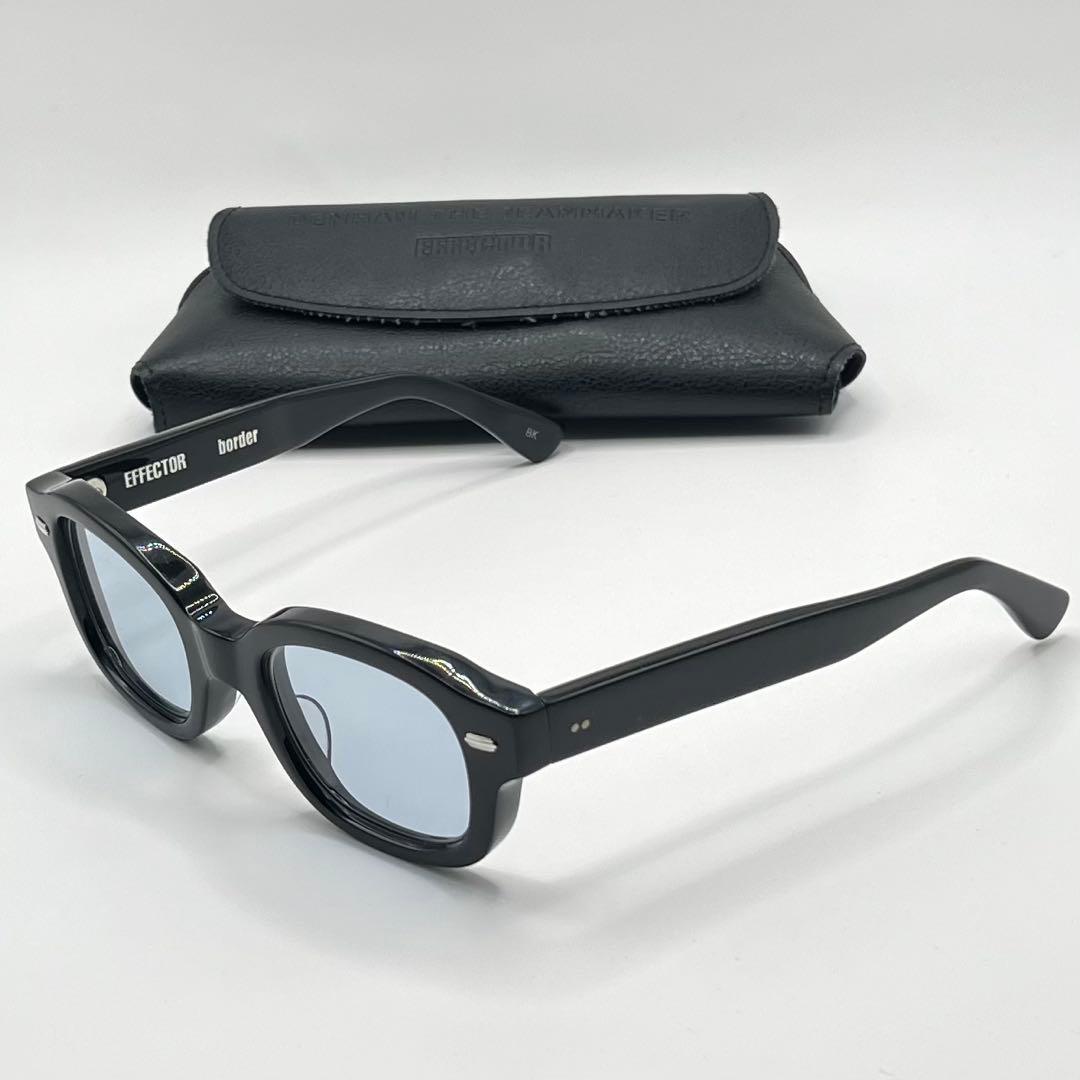 EFFECTOR border （ボーダー）　ブラックフレームブルー系新品レンズ
