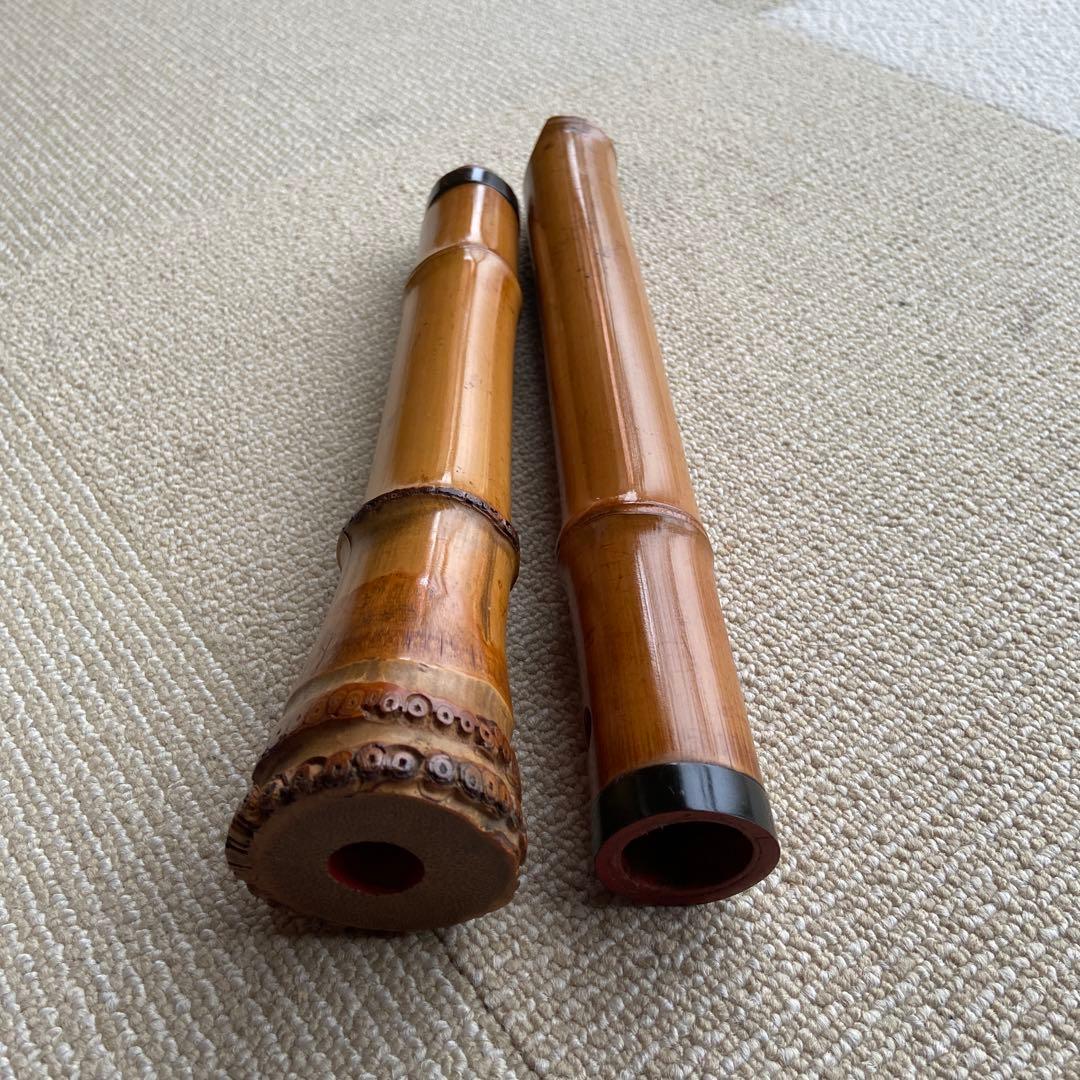 185尺八　一尺八寸管　銘　松月