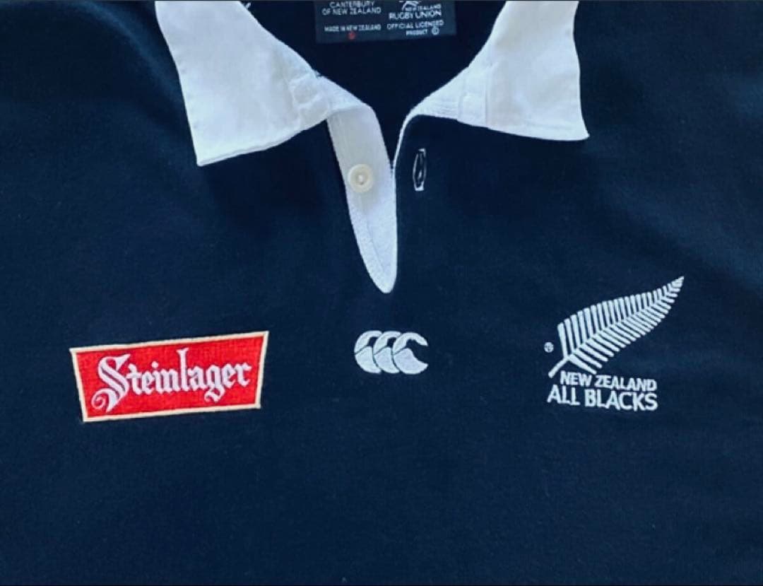 《ビンテージ》オールブラックス ラガー シャツ 長袖 Canterbury