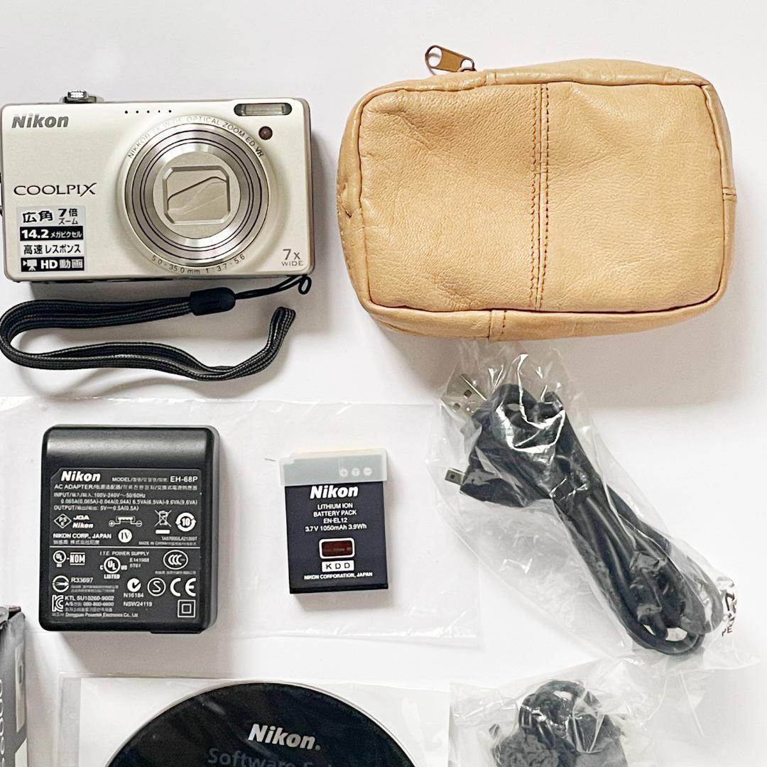 美品 ニコン Nikon COOLPIX S6000 元箱他付属あり