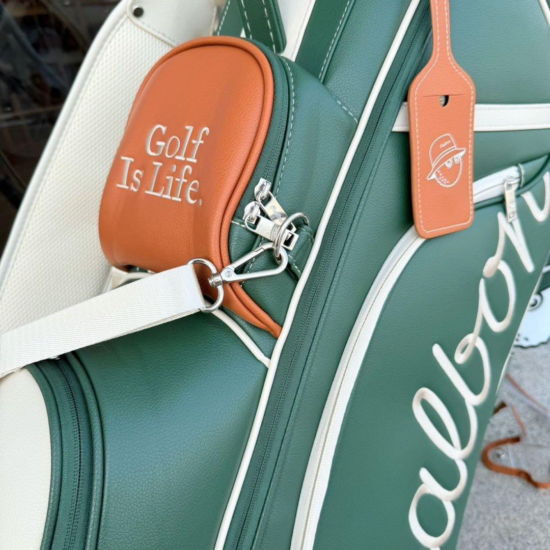 【即発送】マルボンゴルフ Malbon カートバッグ ハンドバッグ ゴルフバッグ