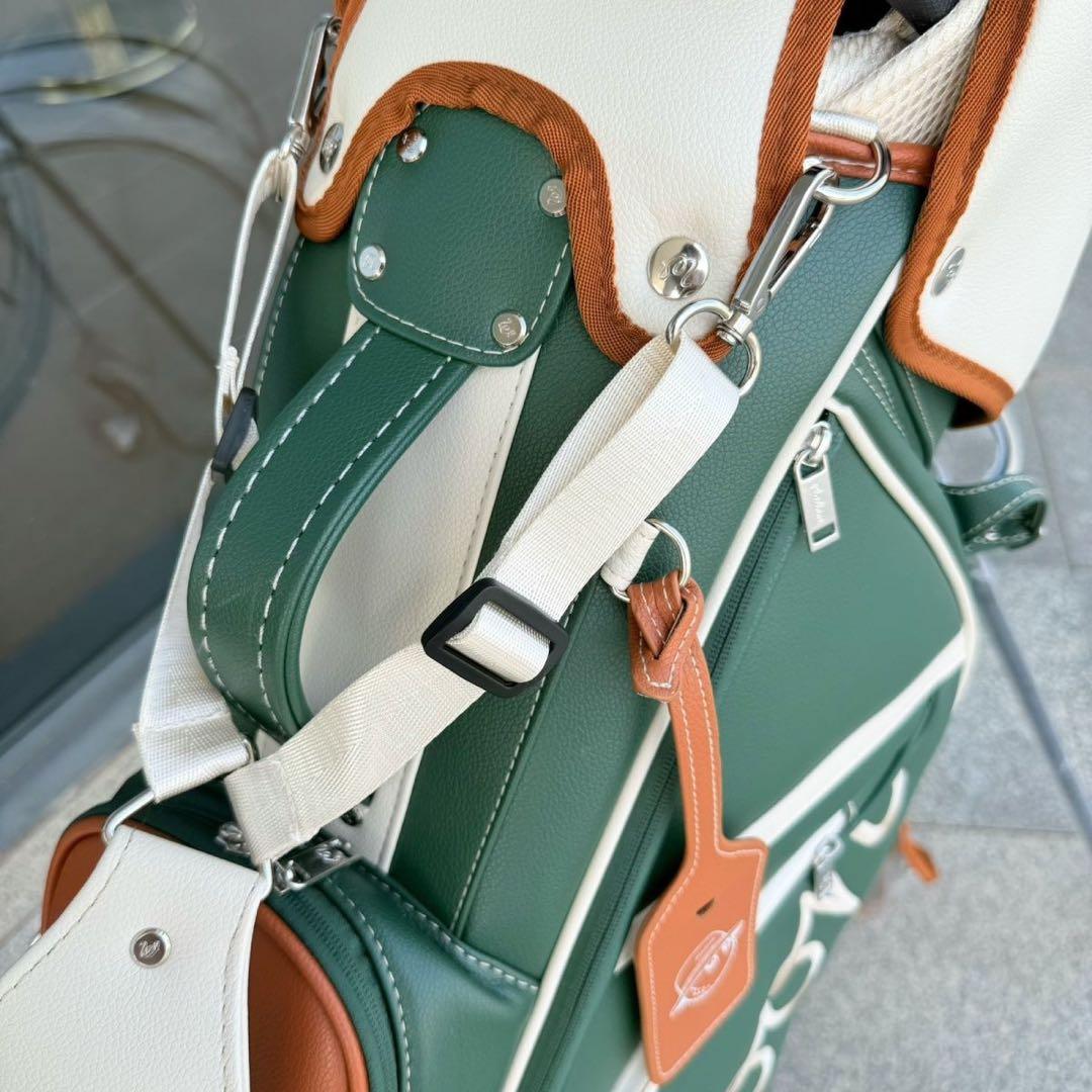 【即発送】マルボンゴルフ Malbon カートバッグ ハンドバッグ ゴルフバッグ