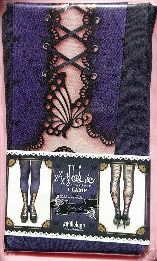 コラボ【abilletage × xxxHOLiC】バタフライシルエットタイツ - メルカリ