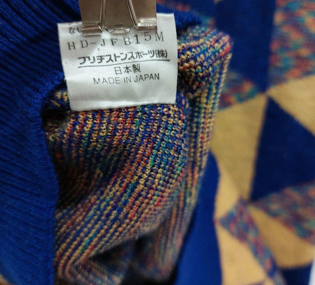 90's　ビンテージ　J'S　ジャンボ尾崎　刺繍入りマルチカラーセーター　ゴルフ