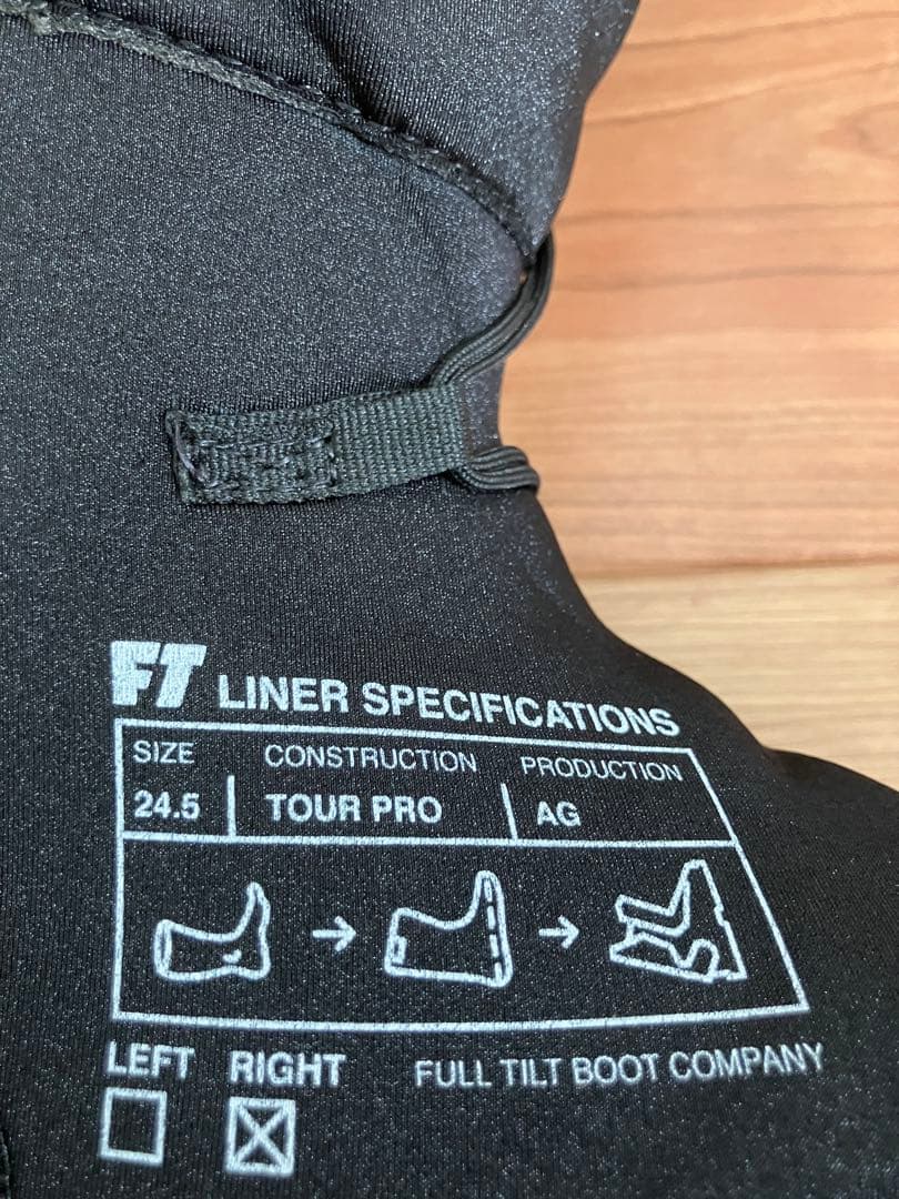 FT K2 INTUITION インナー 未使用品 24-24.5cm