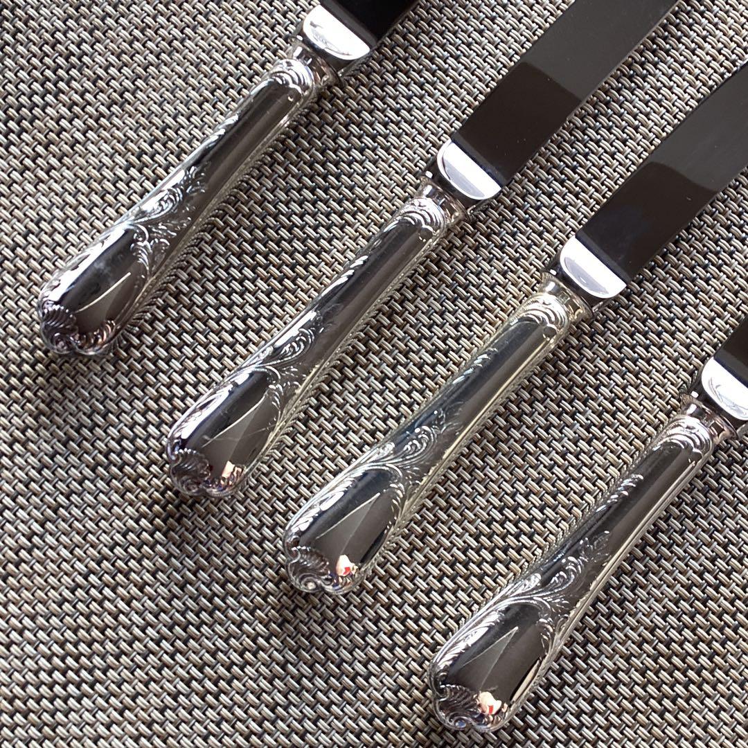 《CHRISTOFLE MARLY》アフタヌーンティー用シルバーナイフ＆フォーク