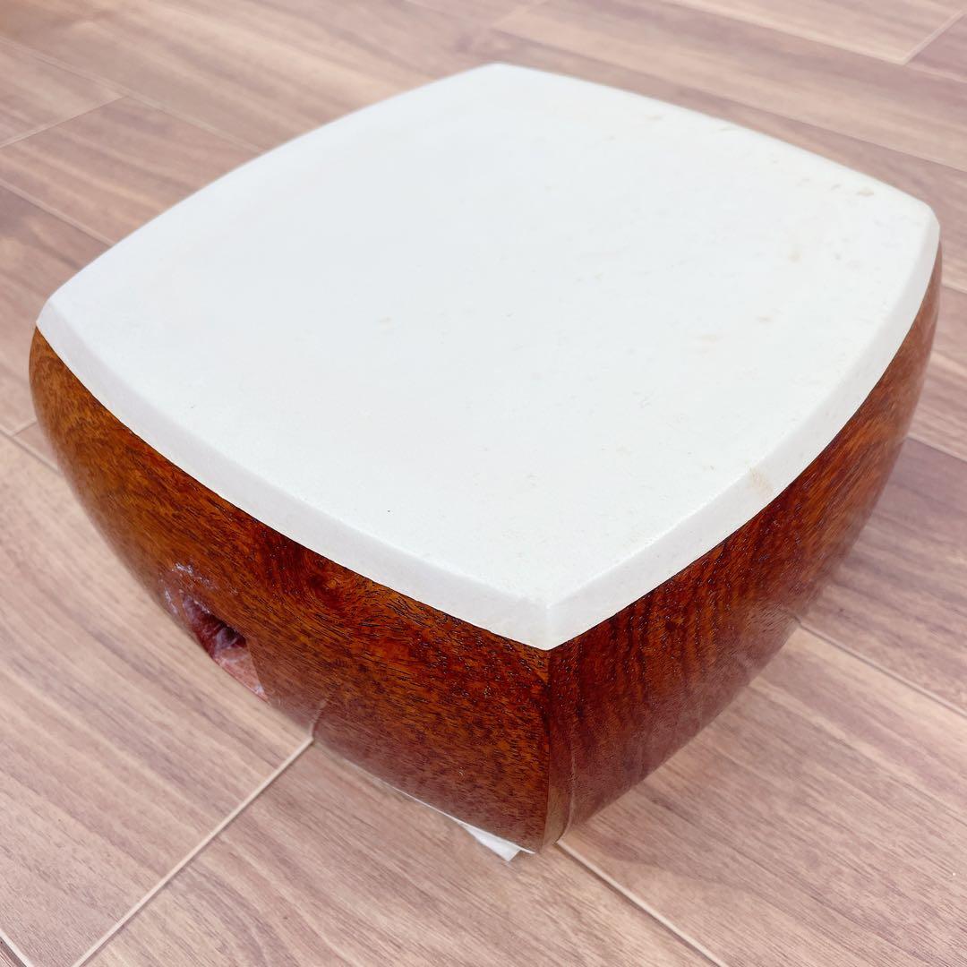 三味線 細棹 花梨 丸打胴 犬皮 山さわり 和楽器