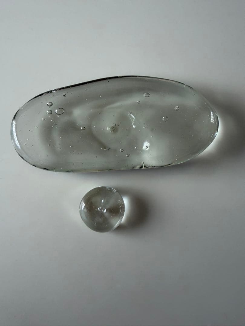 ガラス作家 おおやぶみよさんの香立てSet