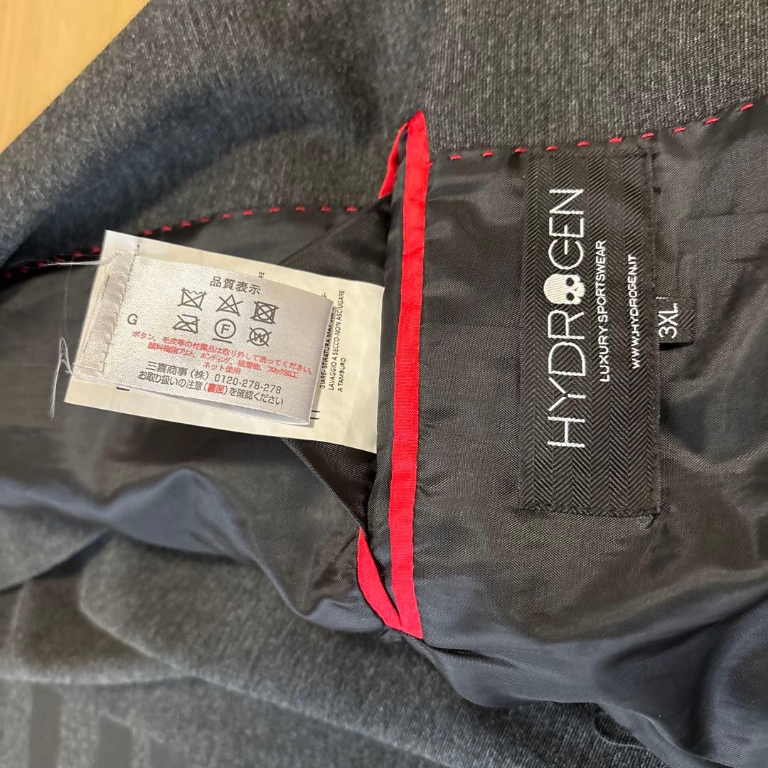 ⭐️ハイドロゲン　ダークグレー　3XLジャケット