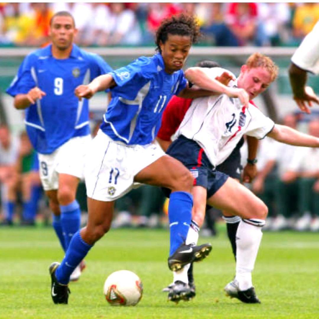 NIKE ブラジル代表 2002 W杯 日韓大会優勝 アウェイ ユニフォーム L