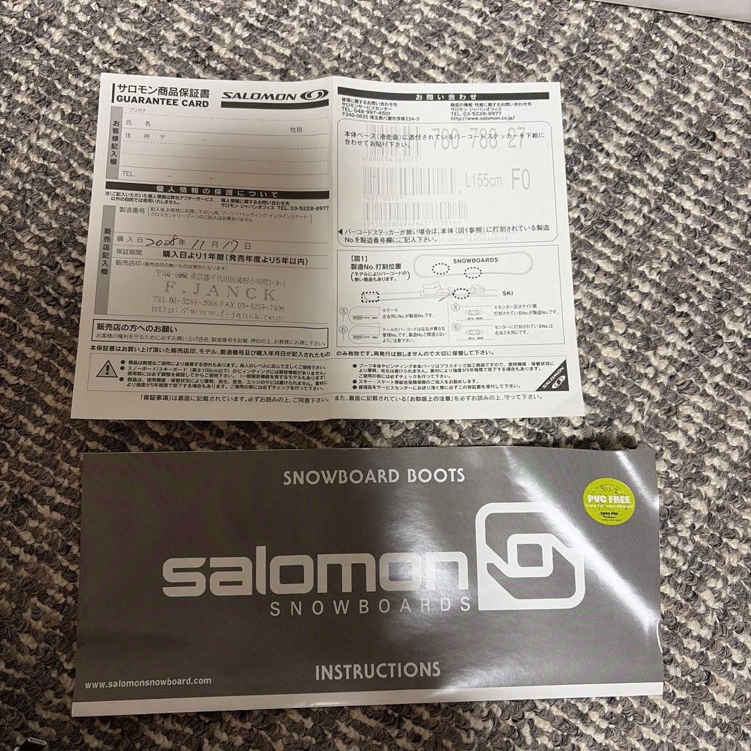 サロモン SALOMON boardBoots スノーボードブーツ 24