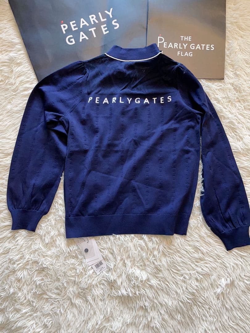 パーリーゲイツ春シーズンレディース ゴルフウェア長袖セーターローカルポリサイズ1