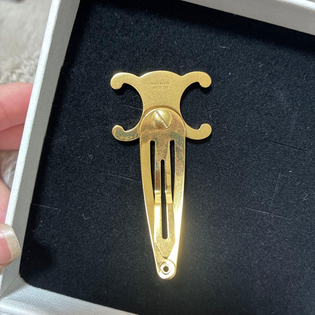 CELINE ゴールド ヘアクリップ 箱無し 商品詳細2025年にバイマのサイトにて