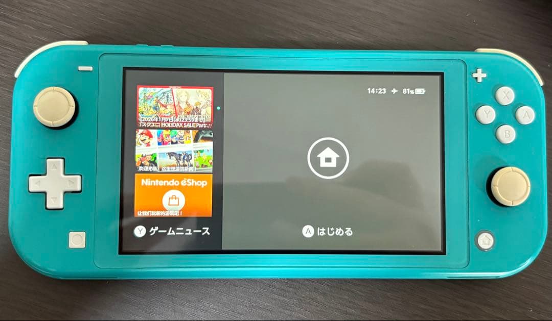 Switch Lite ターコイズ+正規充電器+ケース