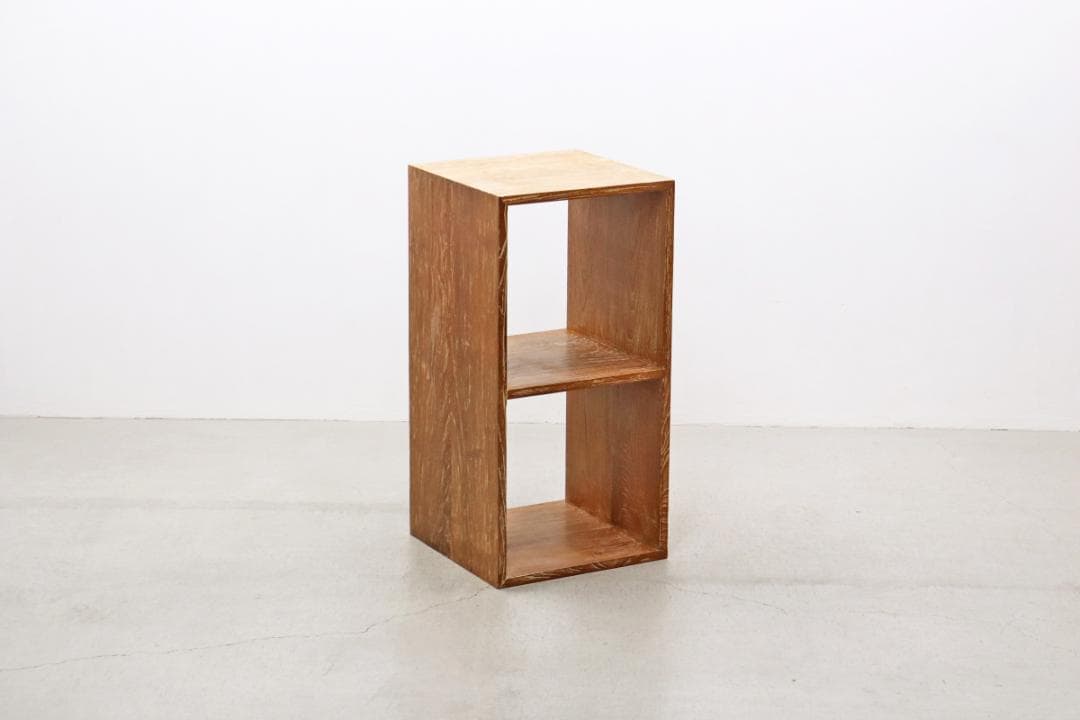 チーク無垢材 オープンシェルフ 飾り棚 本棚 食器棚 ラック 箱