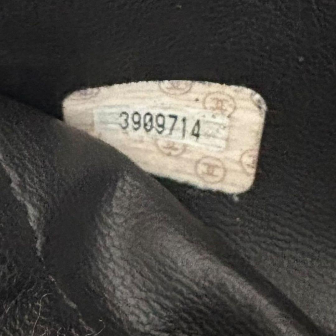 CHANEL バニティ パテント 黒 ココマーク 希少 オールド　化粧ポーチ