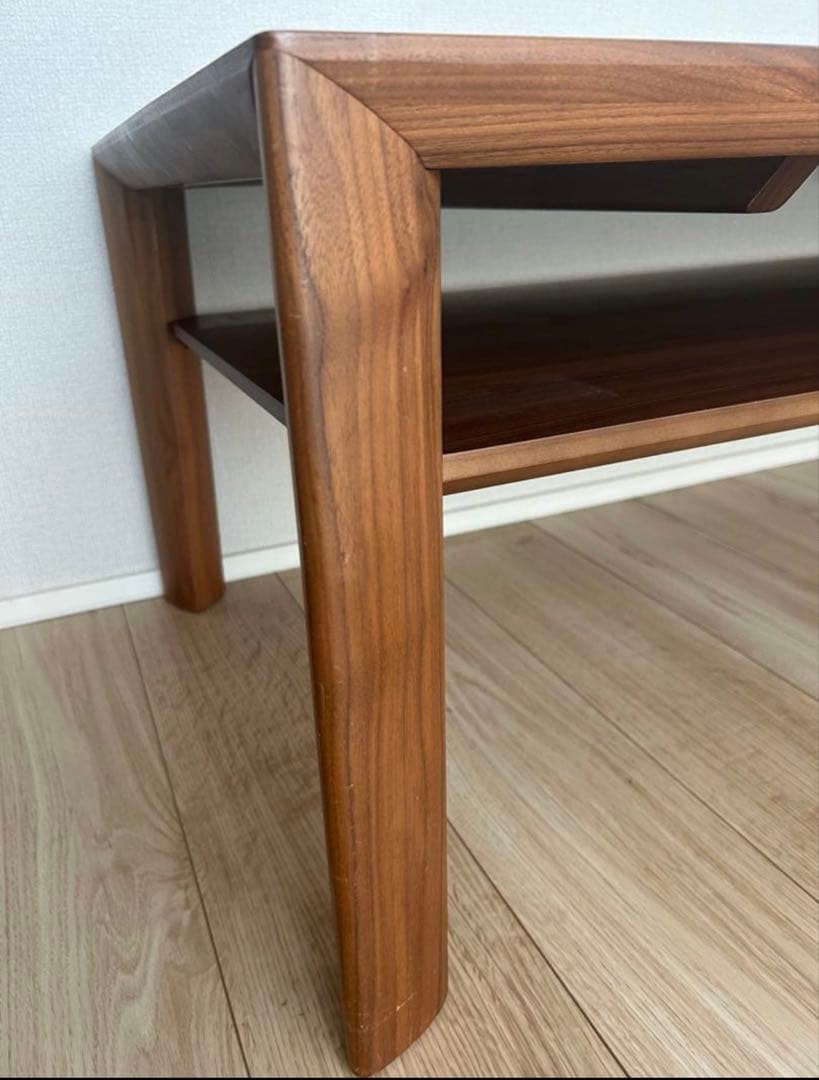 カリモク 木製 センターテーブル TU3785 ウォールナット ローテーブル