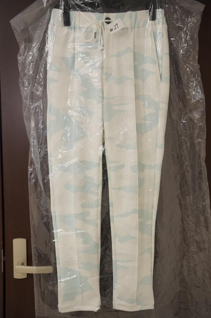 新品W27 wjk smart pin-tuck slacksメンズ スラックス