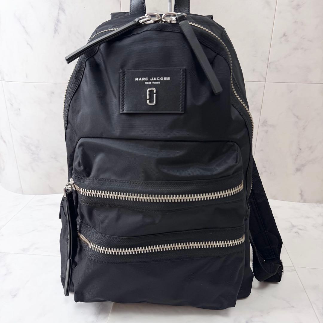 極美品 MARC JACOBS リュック　ザ　バイカー　JJ　ナイロン　黒　A4