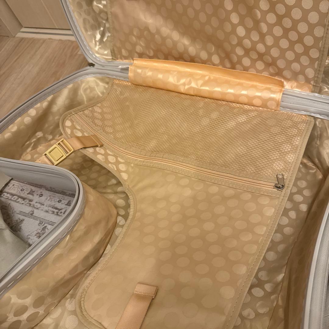 NORICCO ノリッコ 子供乗れるスーツケース 折りたたみ　パステルグレージュ