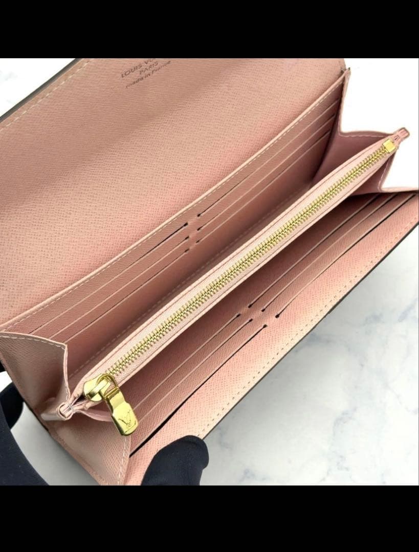 す*ん様 最高級美品✨ルイヴィトン モノグラム ポルトフォイユサラ 新型 ローズ