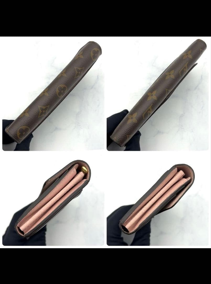 す*ん様 最高級美品✨ルイヴィトン モノグラム ポルトフォイユサラ 新型 ローズ