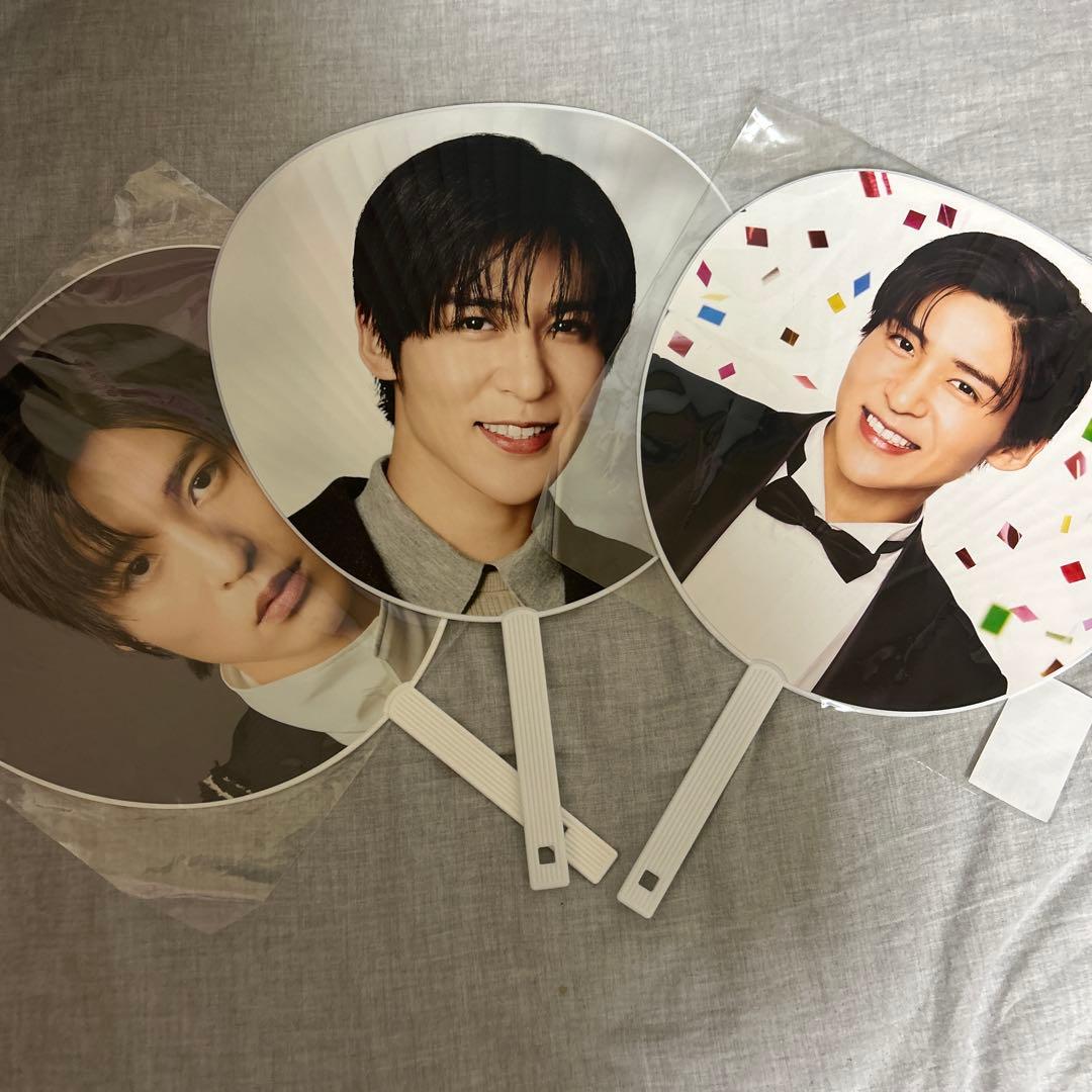 SnowMan 目黒蓮 うちわ セット - メルカリ