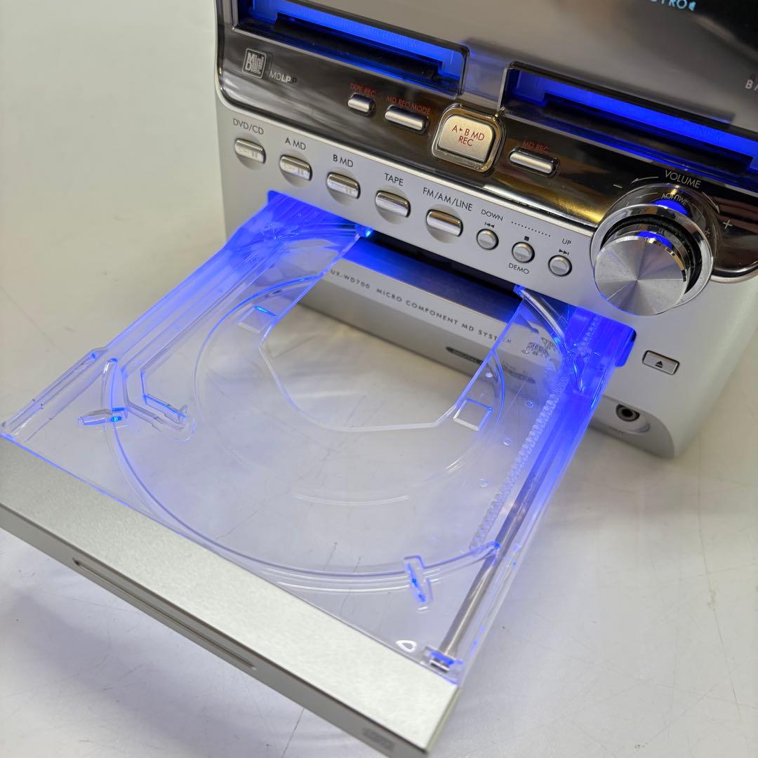 【動作確認済み】ビクター DVD/2MD/TAPE ミニコンボ UX-WD700