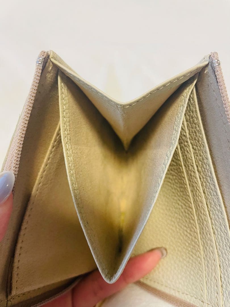 n*o様 【 美品✨️】ATAO ミリモ パイソンHAKU アイボリーゴールド箔