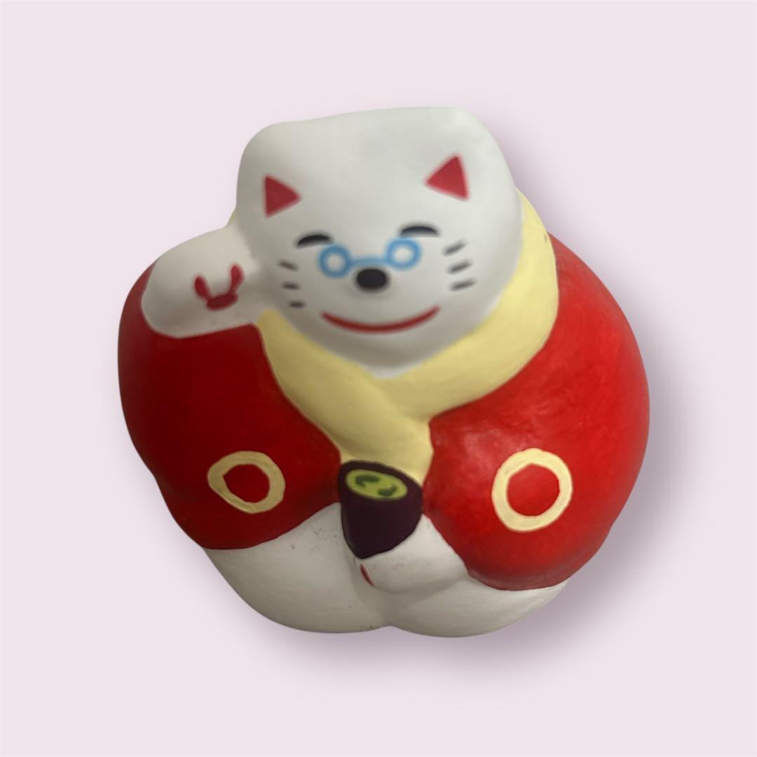 工房輪葉葉招き猫 おばぁさん猫 輪葉葉招き猫 輪葉葉