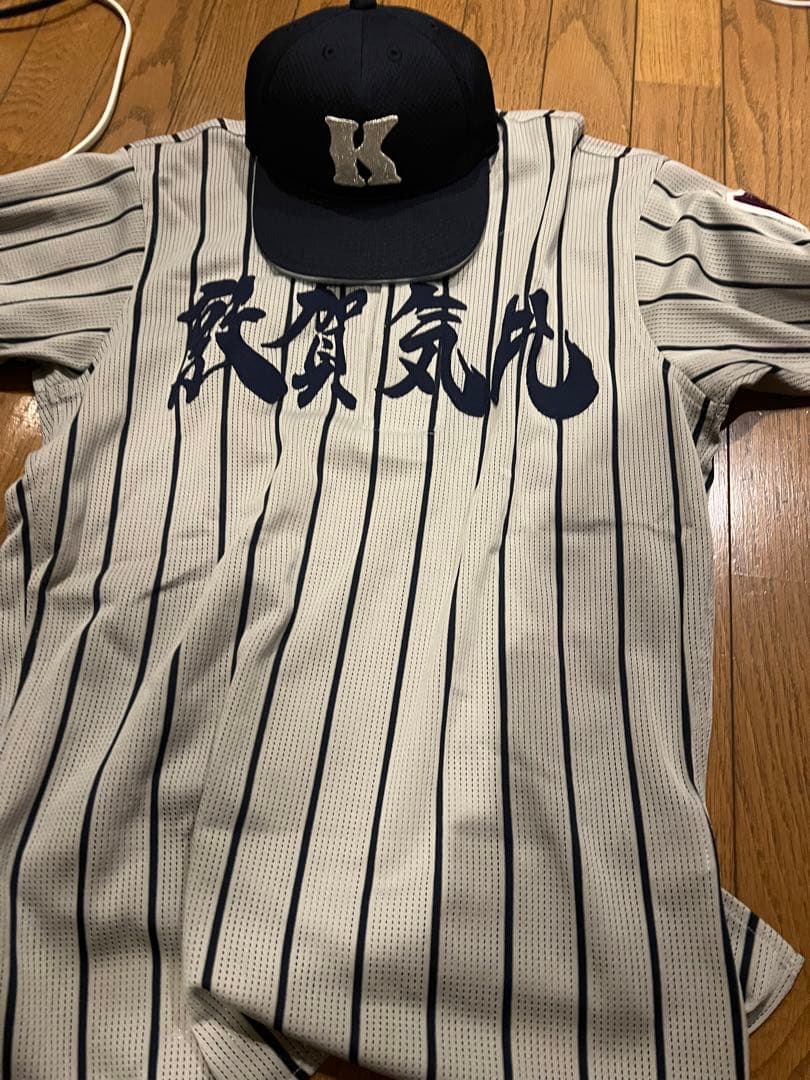 敦賀気比公式戦ユニフォーム 帽子付き 第94回選抜高校野球大会のもの