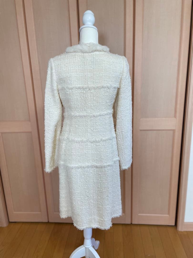 EPOCA美品❤︎ファー付きツイードコート