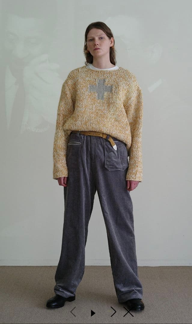 SUNSEA 22AW 第八のセーター Yellow Mix - メルカリ