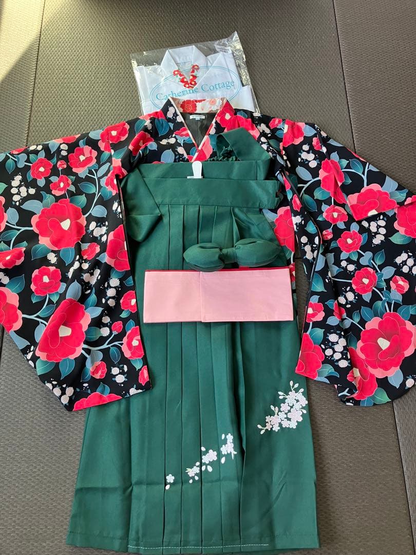 小学生卒業式　袴セット（肌襦袢付）140センチ