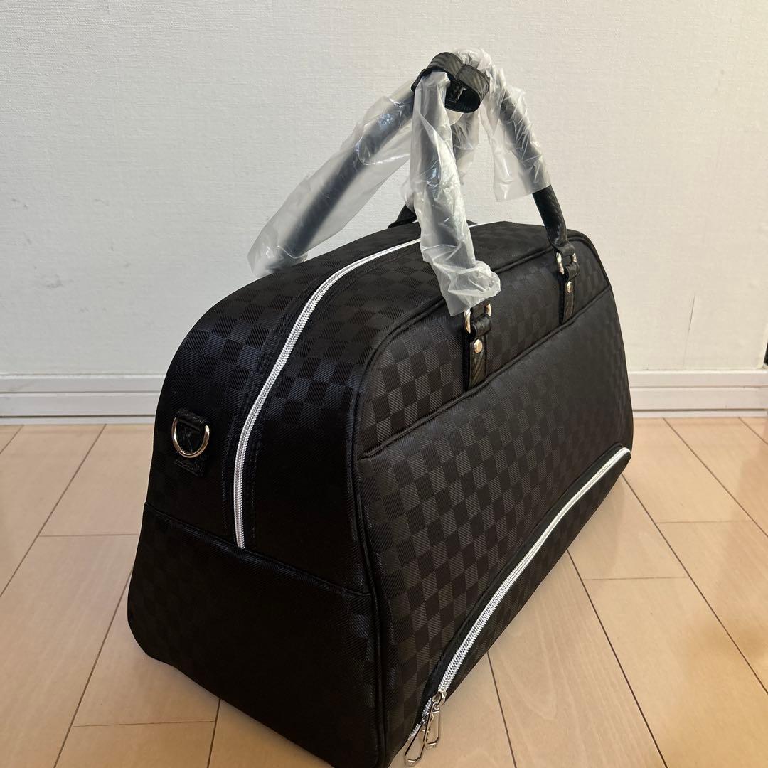 新品　ゴルフバッグ ブラックチェック GGB-X161
