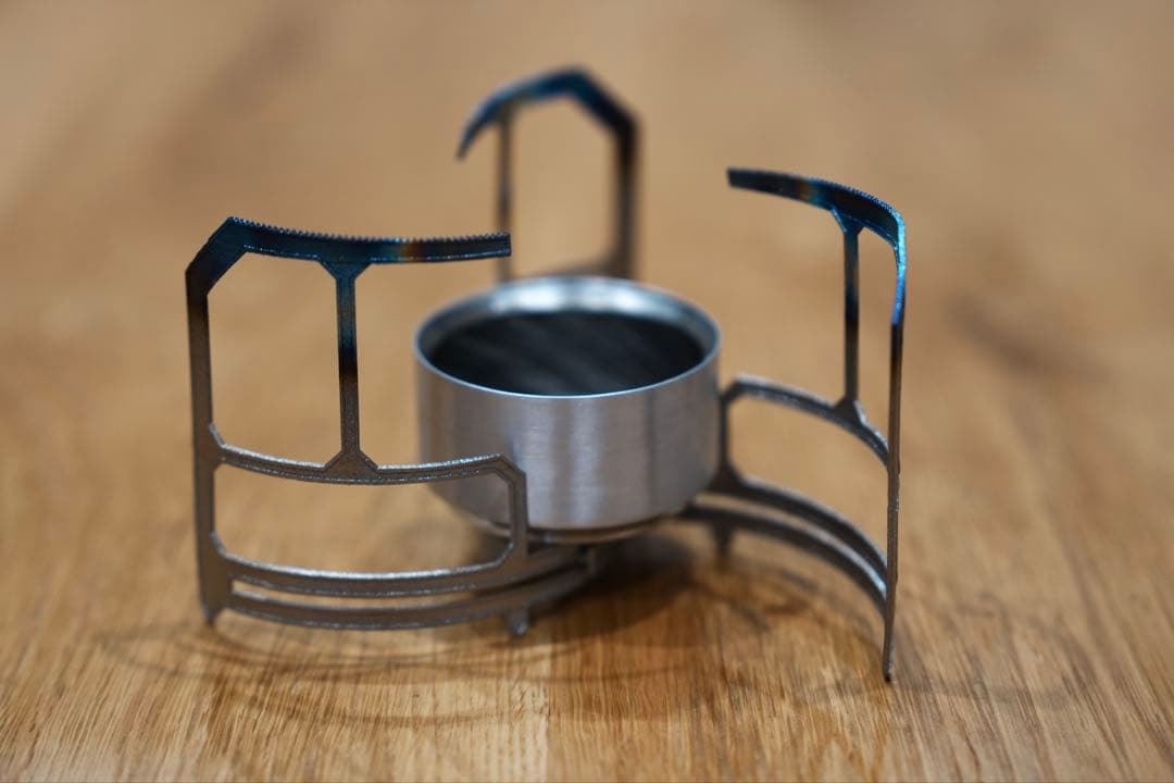 希少】FINAL FLAME GEAR アルコールストーブ チタン五徳セット - メルカリ