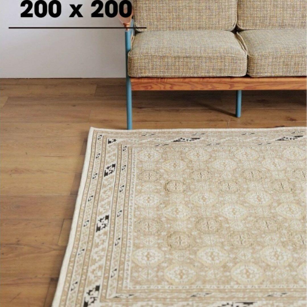 ACME furniture 200cm×200cm マディソンラグ 正方形