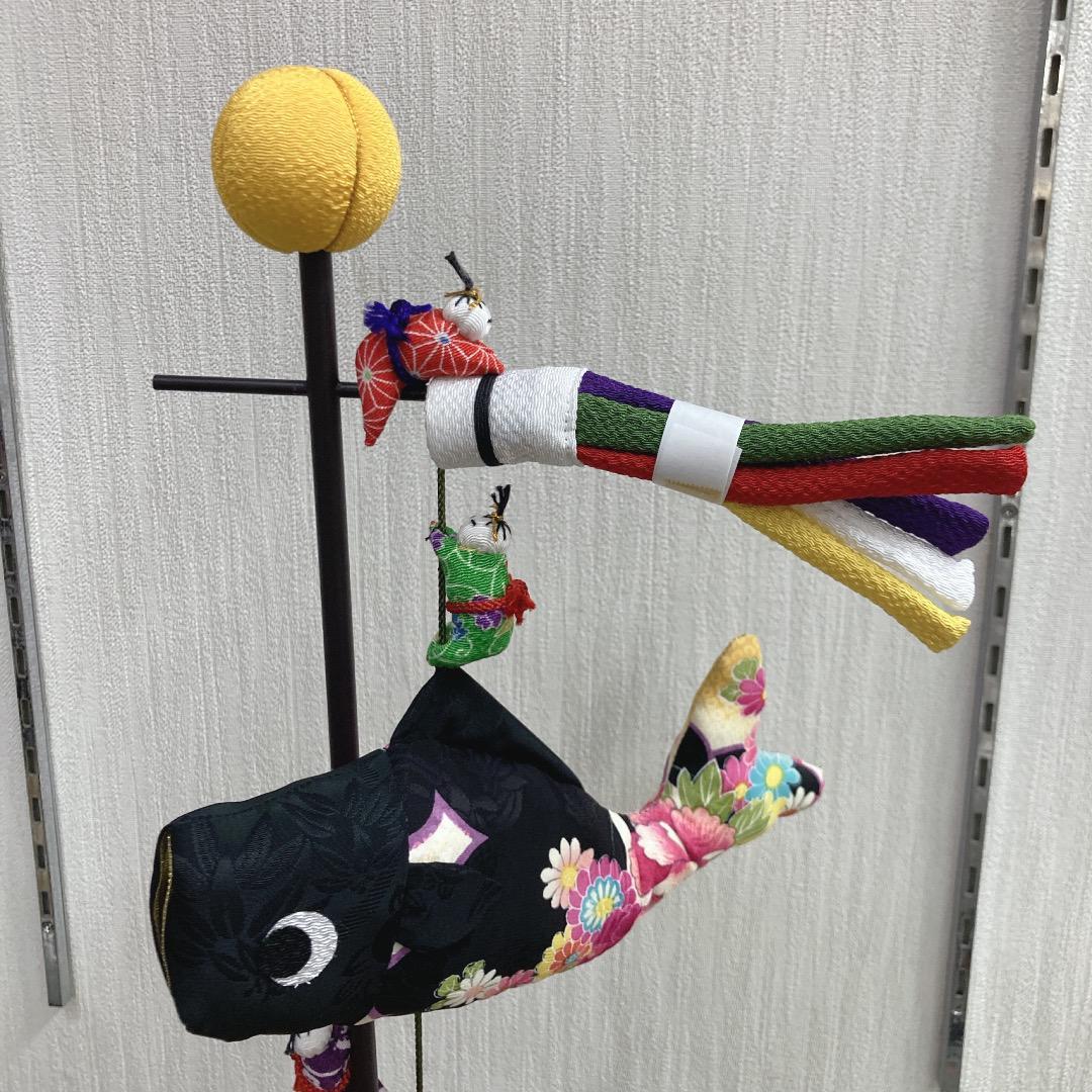 ST1 五月室内飾り　可愛いわらべ付き　高さ76.5㎝位　五月人形初節句　鎧兜