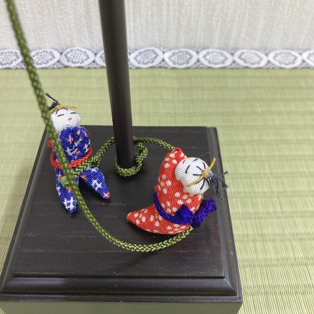 ST1 五月室内飾り　可愛いわらべ付き　高さ76.5㎝位　五月人形初節句　鎧兜