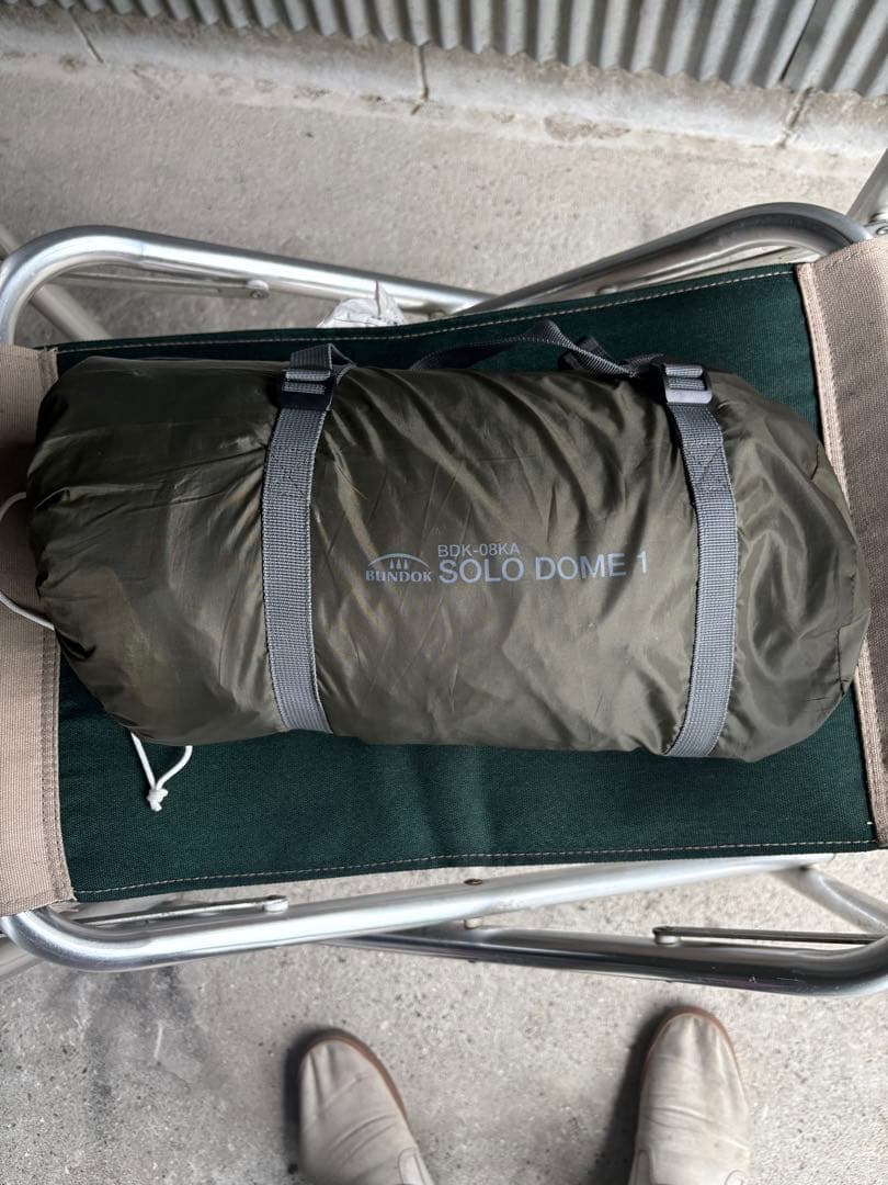 オ*ー様 BUNDOK SOLO DOME 1 チタンペグに変更済み