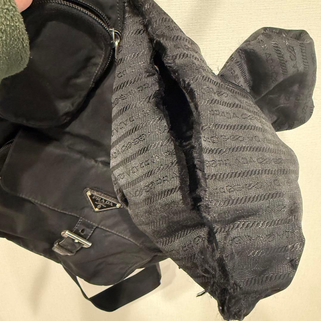 PRADA ブラック ショルダーバッグ ジャンク プラダ